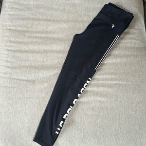U.S. POLO ASSN. black leggings